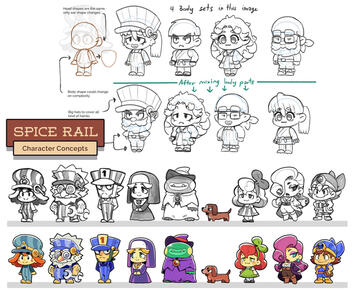 Spice Rail - Other Character Concepts