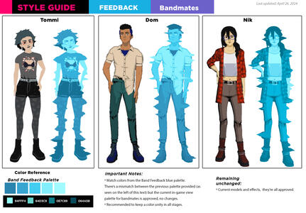 LOVESICK - Bandmates Feedback Concept