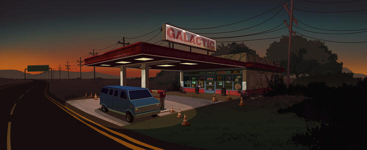 LOVESICK -Gas Station Environment Concept