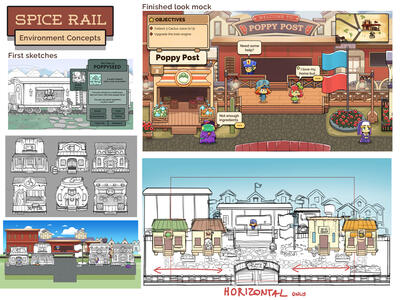 Spice Rail - Environment Concept